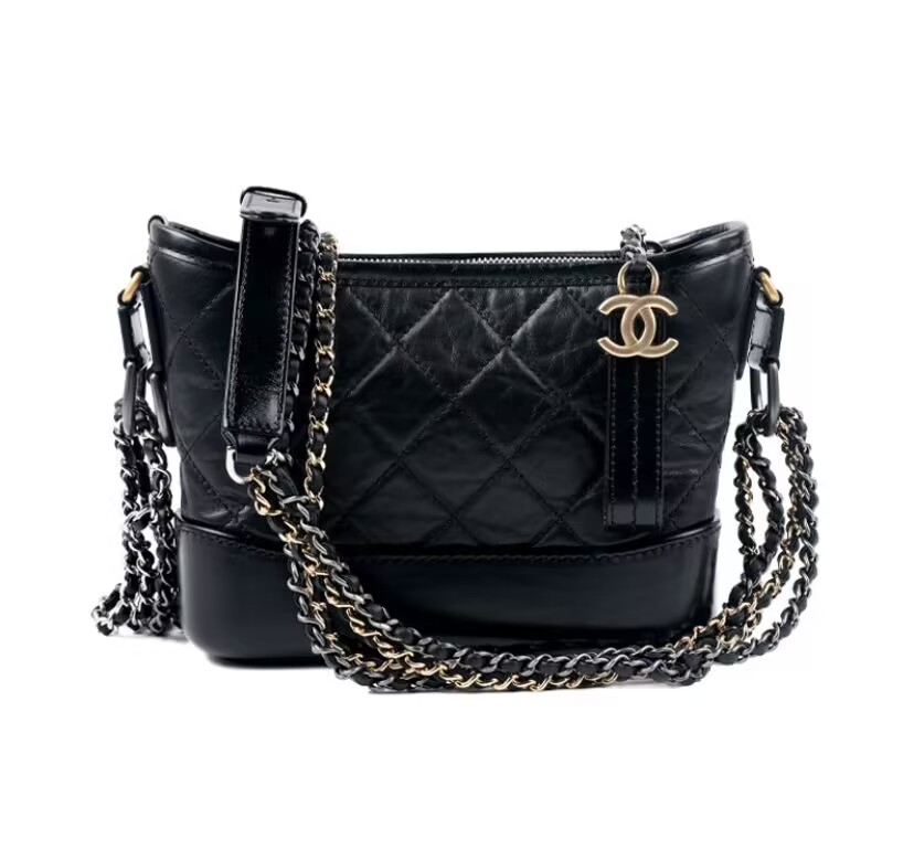 Ch**el Gabrielle Hobo Bag Small Black