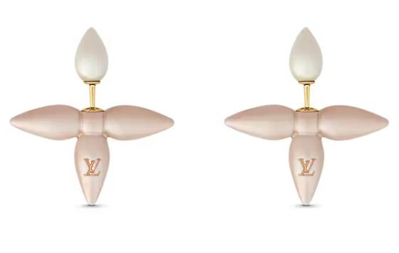 L0vis Vvtt0n L0visette Earrings Light Pink/White
