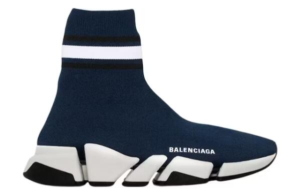 Ba1en*iaga Speed 2.0 Striped Navy Blue Black White (Women's)