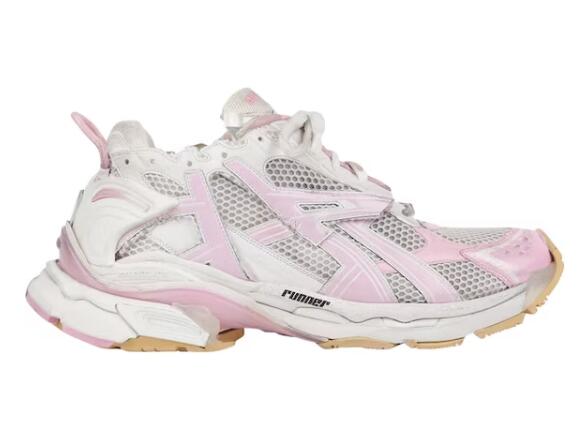 Ba1en*iaga Runner Pink White