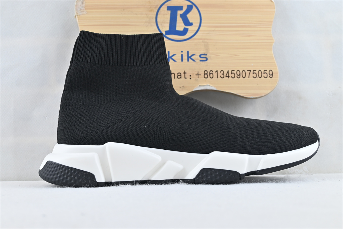 Ba1en*iaga Speed Graffiti Trainers Black White