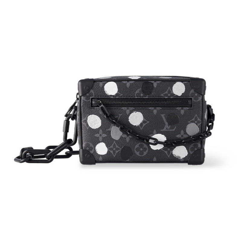 L0vis Vvtt0n X YAYOI KUSAMA MINI SOFT TRUNK MONOGRAM ECLIPSE BLACK/SILVER
