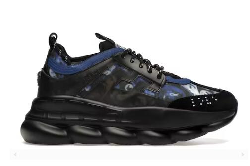Versace Chain Reaction Baroccoflage Print Blue