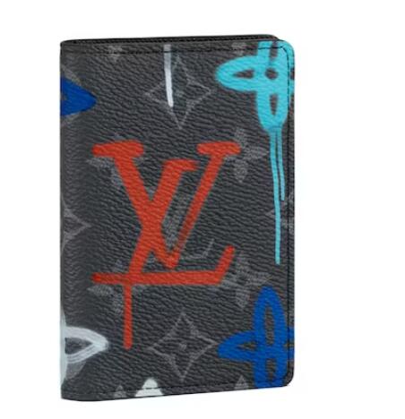 L0vis Vvtt0n Pocket Organizer LV Graffiti Orange