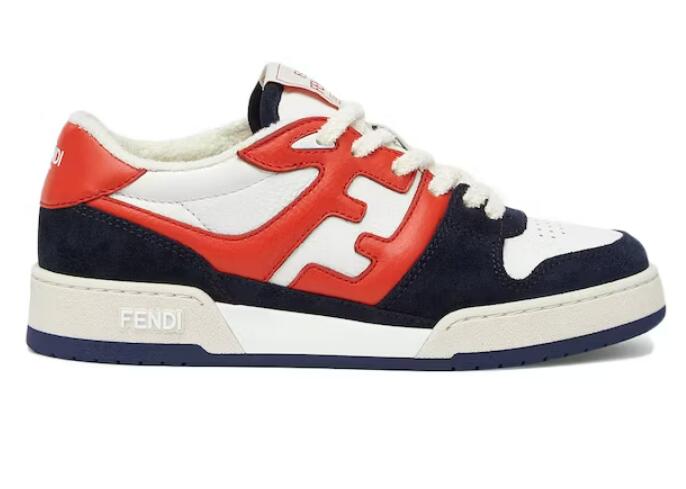 F**di Match Navy Red Suede