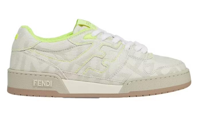 F**di by Marc Jacobs Match Low-Tops White Canvas