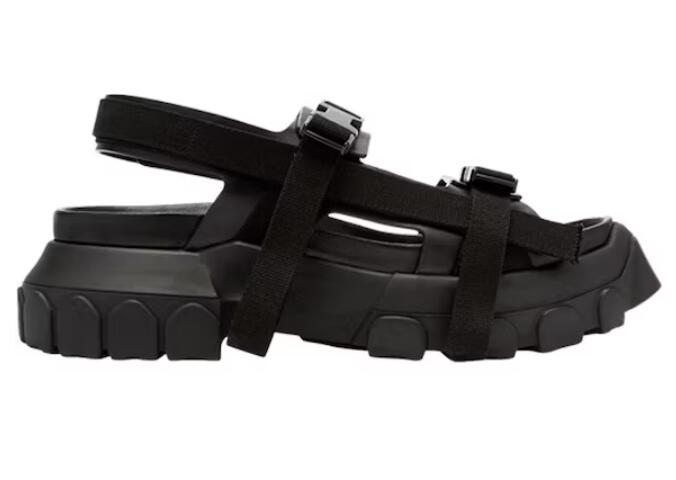 Rick Owens Hiking Sandal Black