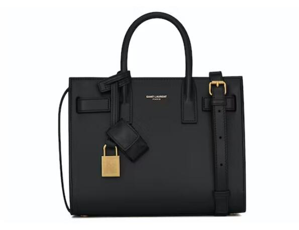 Sa1nt Lau*nt Sac De Jour Nano In Smooth Leather Black