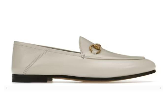 Gvc*1 Horsebit Slip On Loafer White Leather