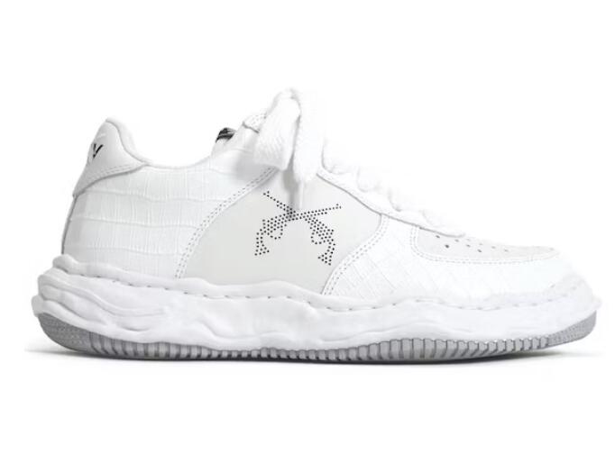 Mihara Yasuhiro Wayne OG Sole Leather Low Roarguns White