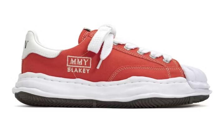 Mihara Yasuhiro Blakey Sole Canvas Low Red