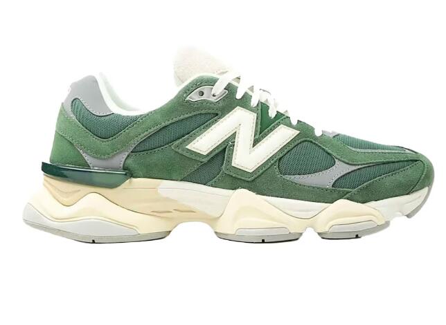 New Balance 9060  Green Suede