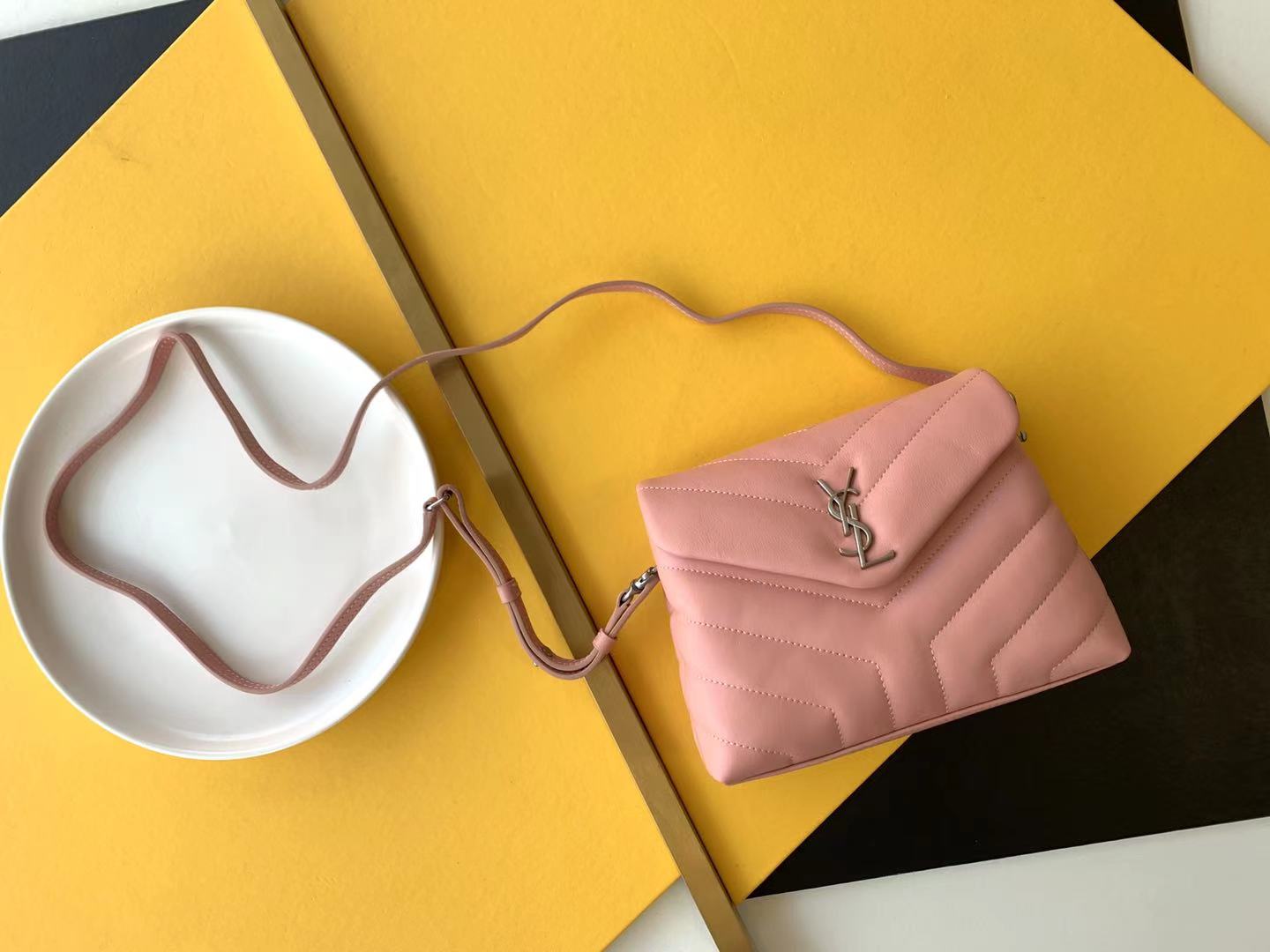 Sa1nt Lau*nt Women's Loulou Toy Bag In Matelassé 