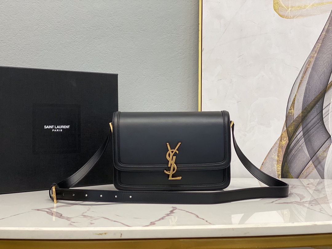 Sa1nt Lau*nt SOLFERINO MEDIUM SATCHEL IN BOX Sa1nt Lau*nt LEATHER