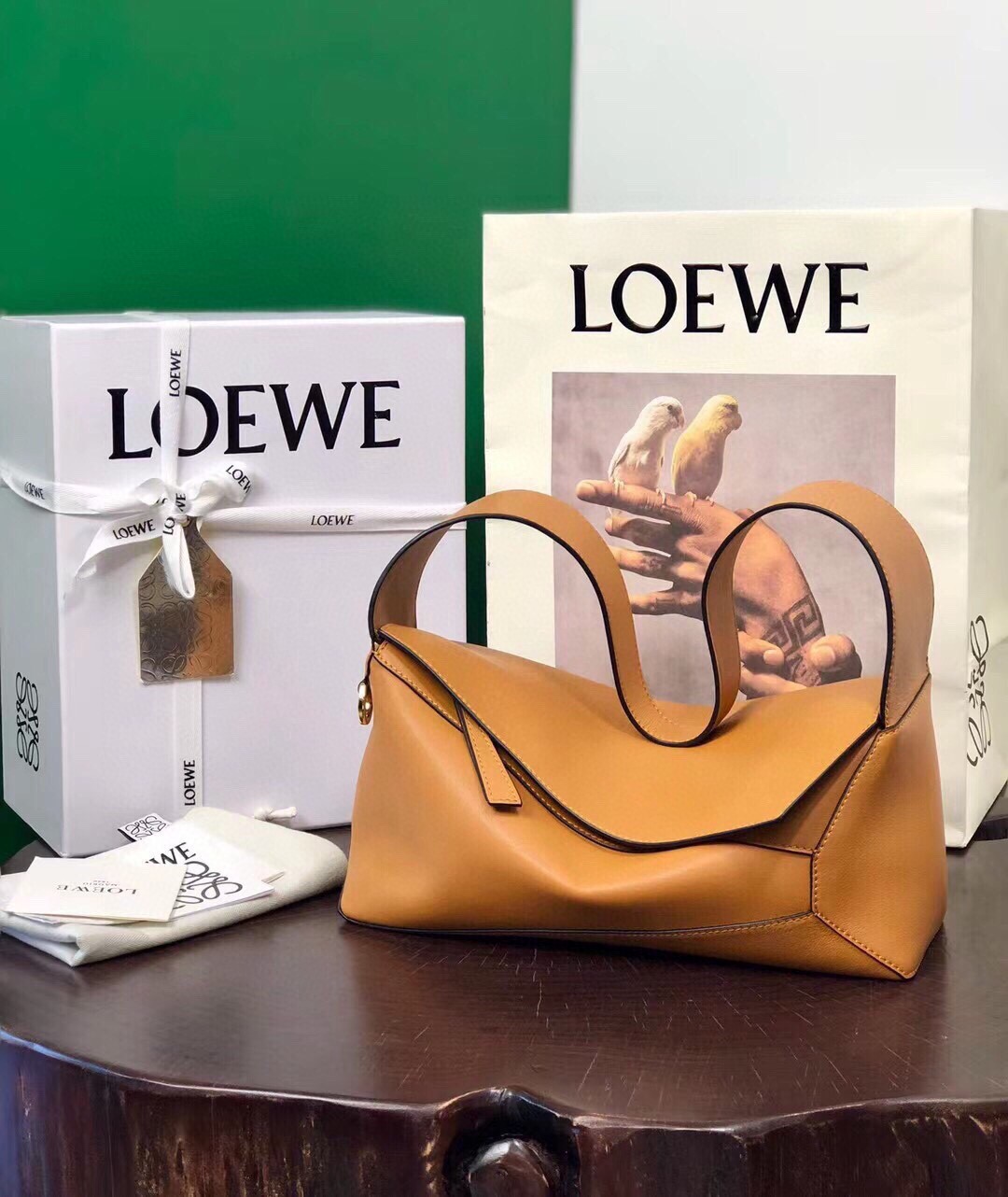 L0ew* Puzzle Leather Shoulder Bag