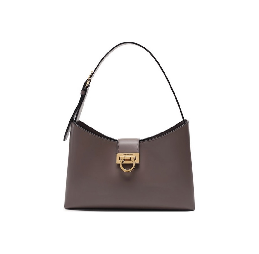 Ferragamo Women Trifolio Small Leather Shoulder Bag