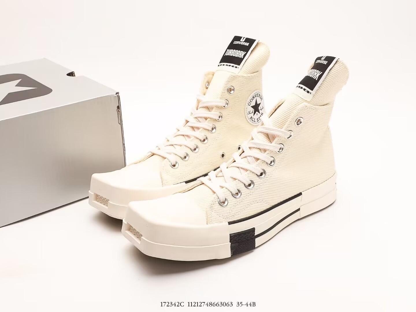 Rick Owens DRKSHDW x Converse 1970s Turbodrk Chuck Taylor All Star High