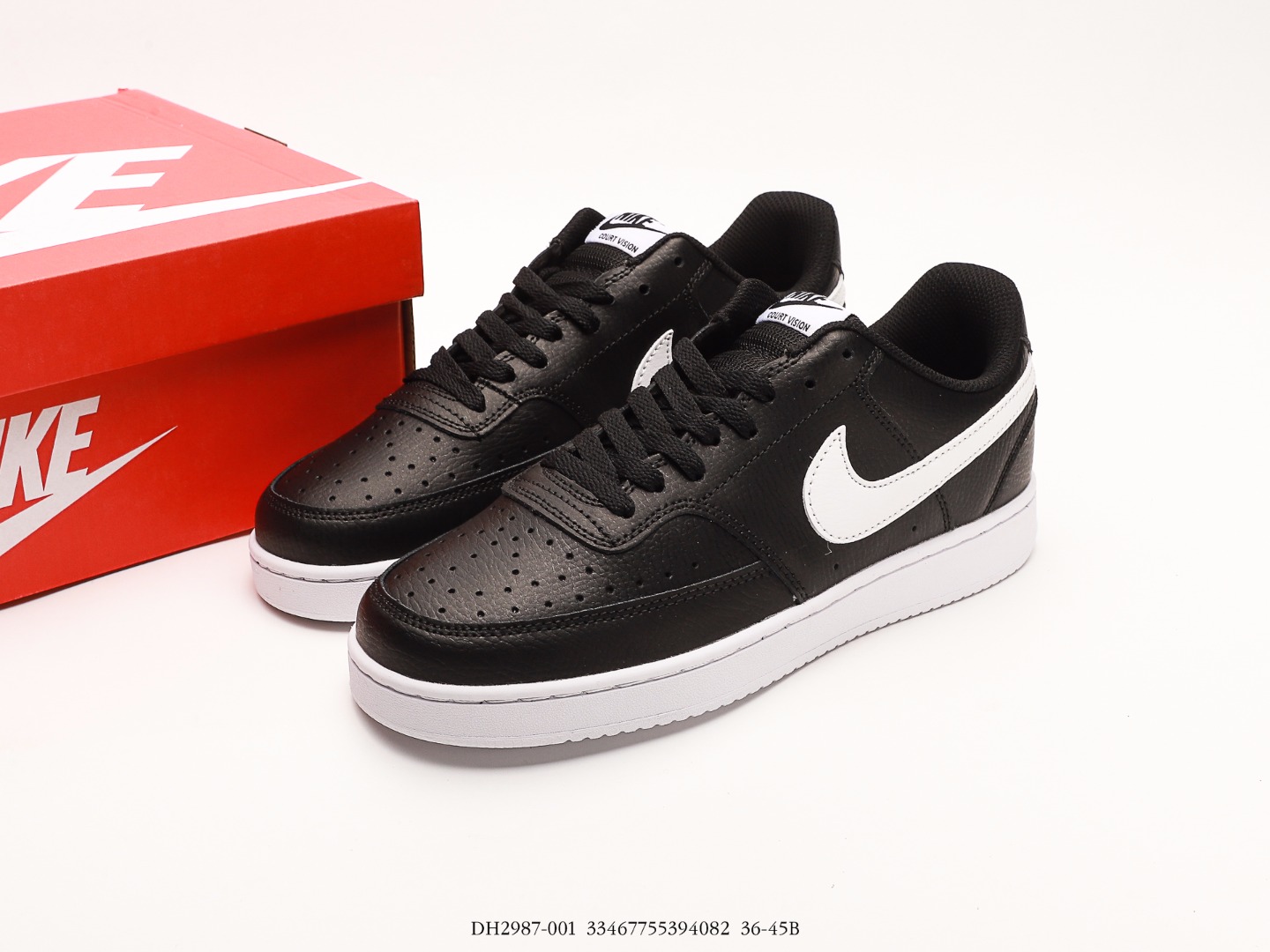 Nike Court Vision Low 'black' Black