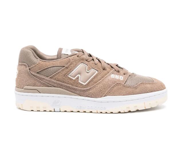 New Balance 550 Suede Mushroom