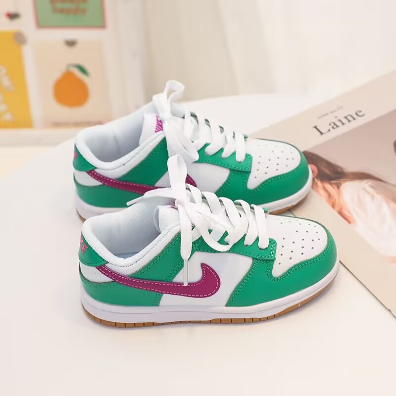 Nike Dunk Low White Stadium Green Fuchsia (PS)