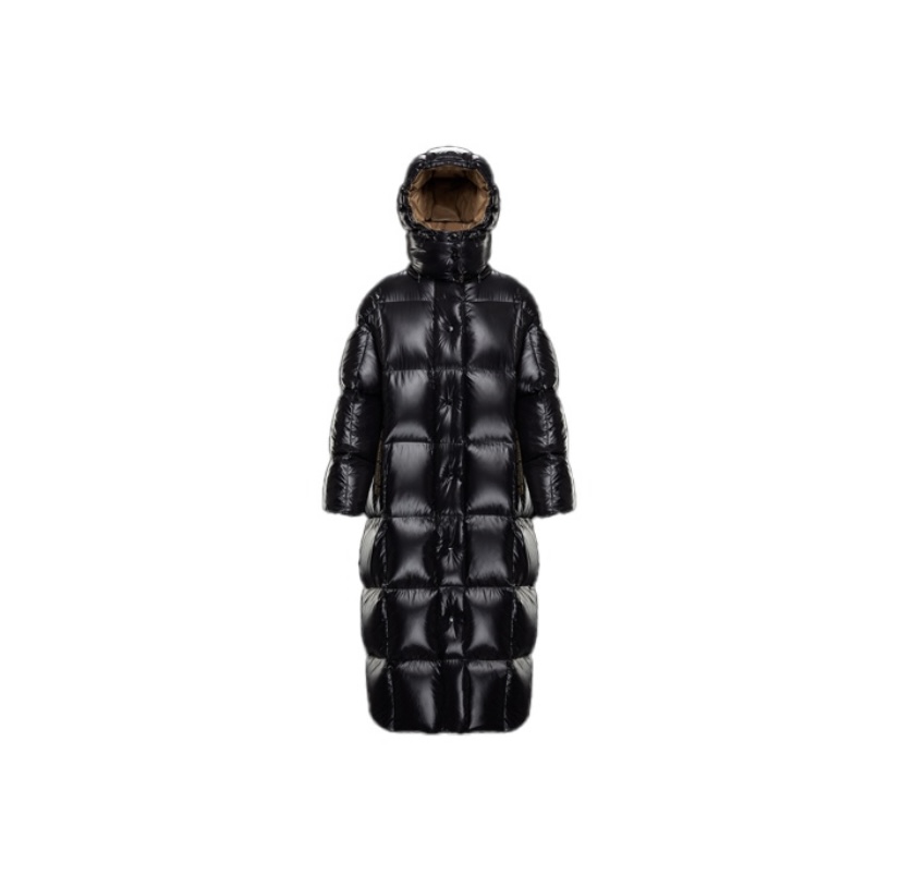 Moncler Women's Parnaiba Long Down Jacket Black