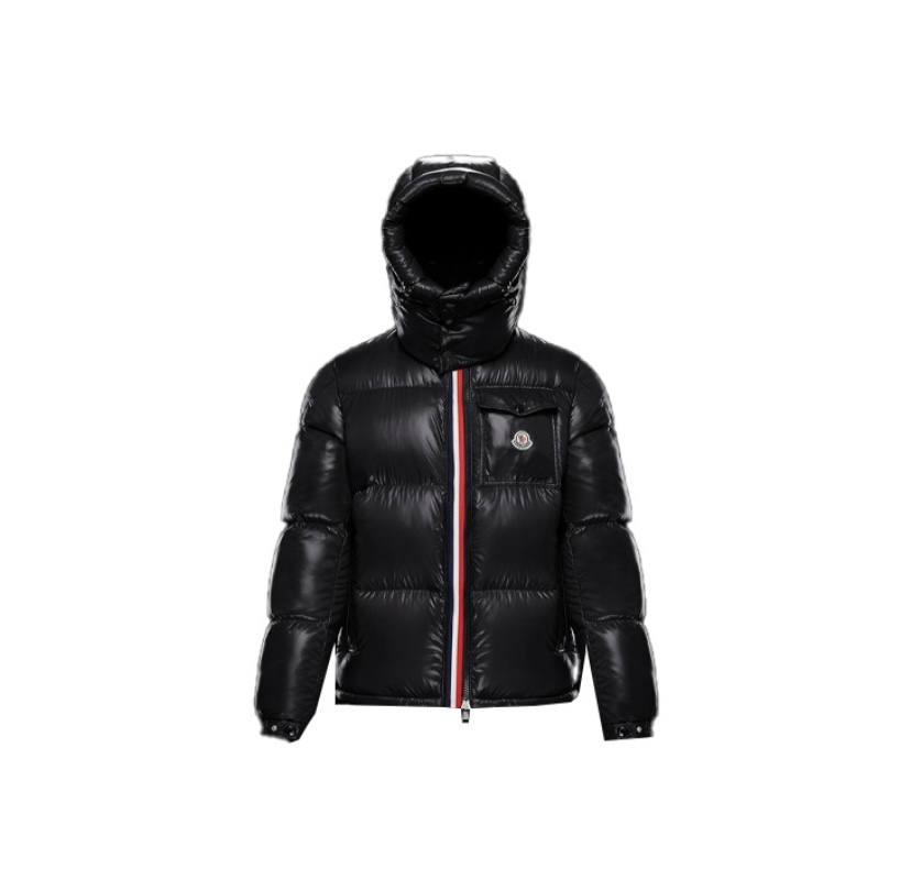 Moncler Montbeliard Short Down Jacket Black