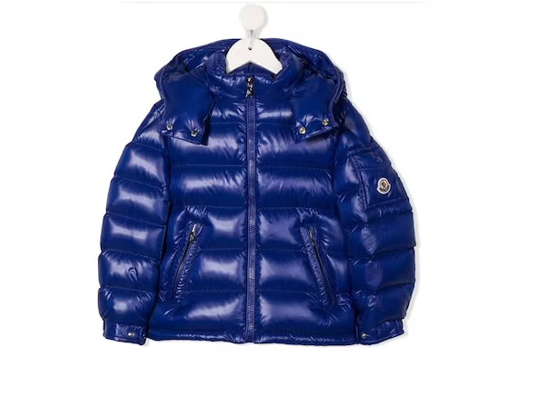 Moncler Enfant Padded Feather-Down  Kids Jacket Royal Blue