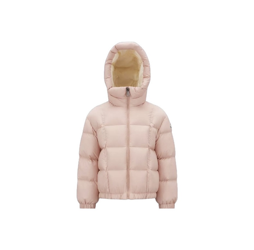 Moncler Girl's Bady Short Down Kid's Jacket Pink