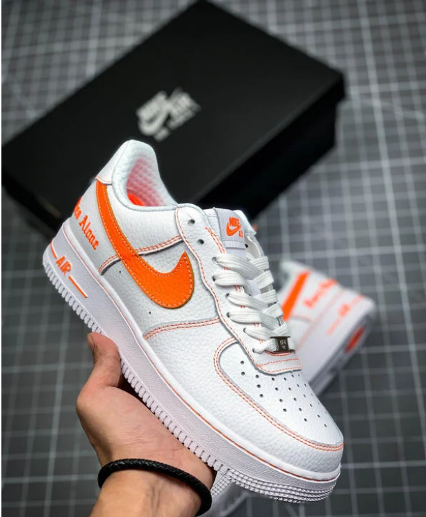 Nike Vlone x Lab Air Force 1 'Vlone' White Orange