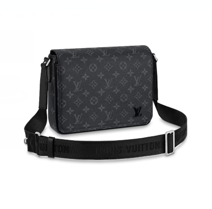 L0vis Vvtt0n Messenger District Monogram Eclipse PM Noir Black