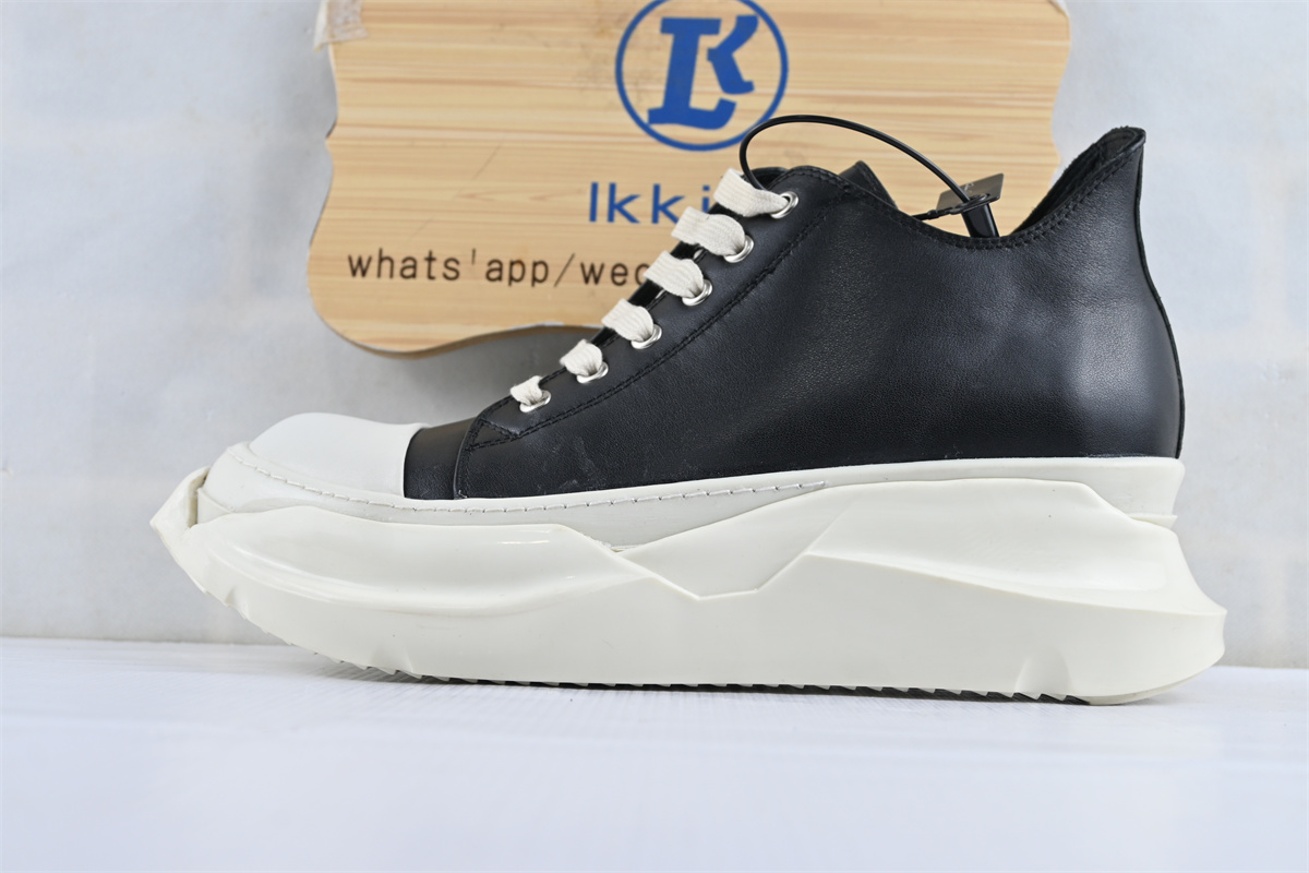 Rick Owens DRKSHDW Abstract Low Strobe Cotton Nylon Black Milk