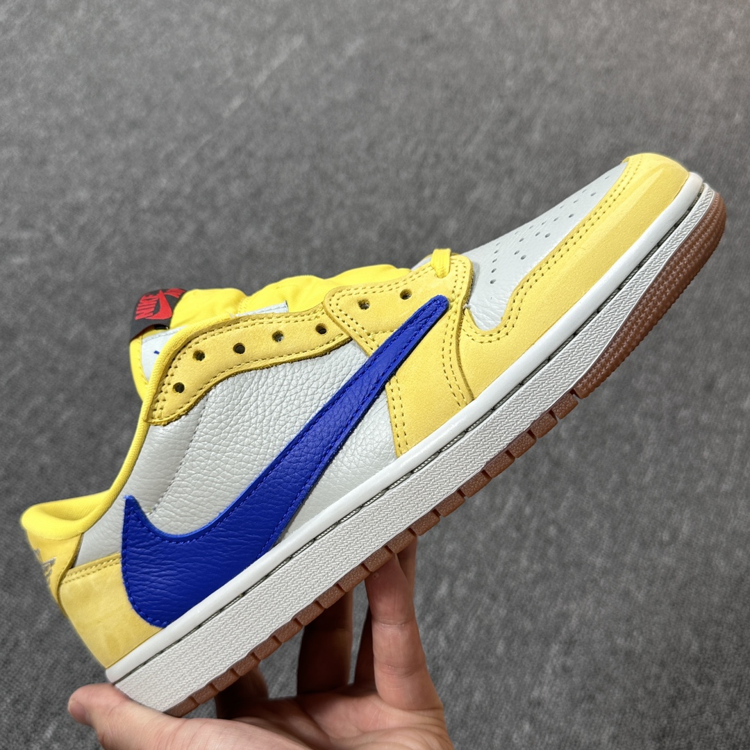 Travis Scott × Air Jordan 1 Low Canary (BIG SIZE)