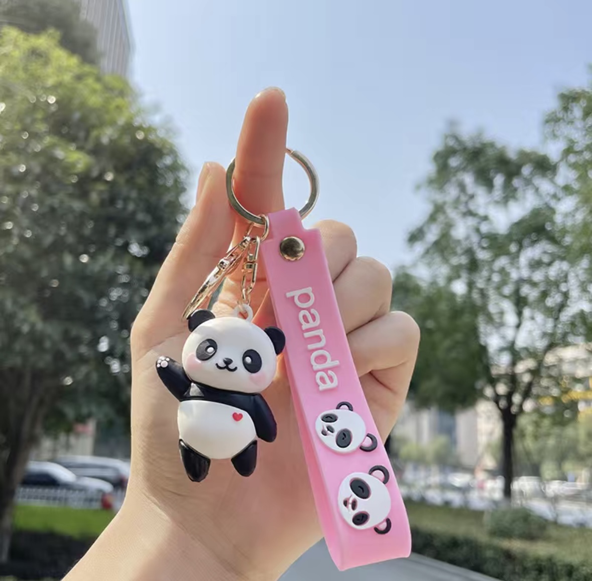Panda keychain