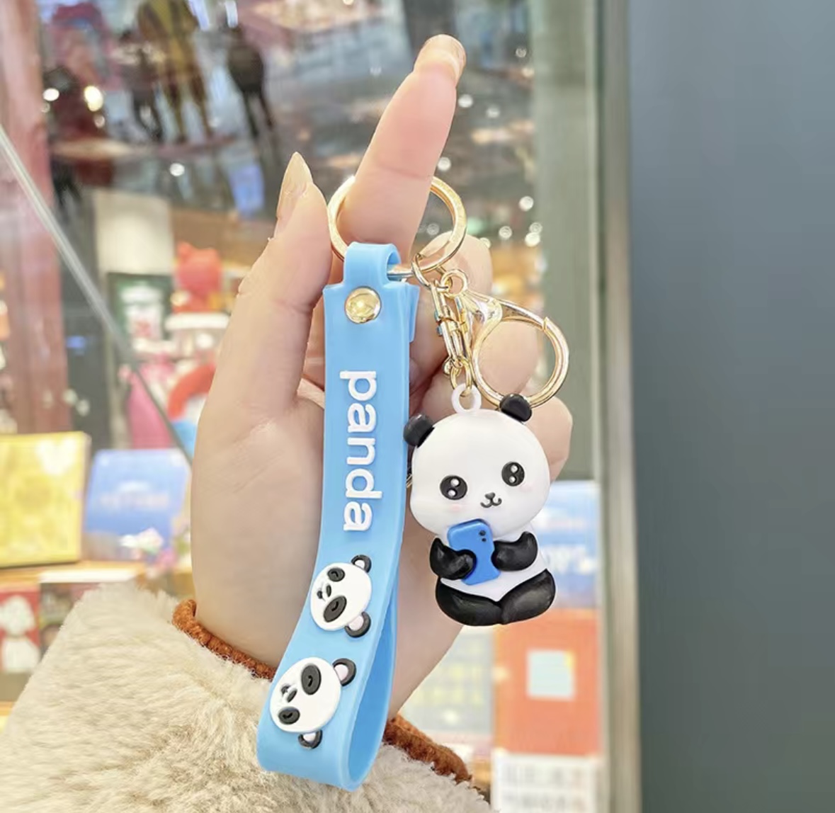 Panda keychain