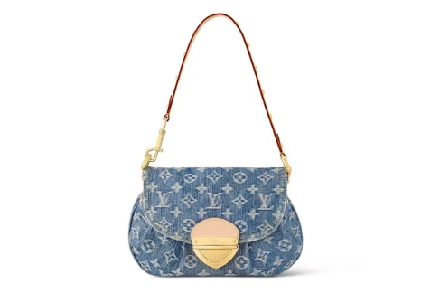 L0vis Vvtt0n Sunset Bag Monogram Denim Blue