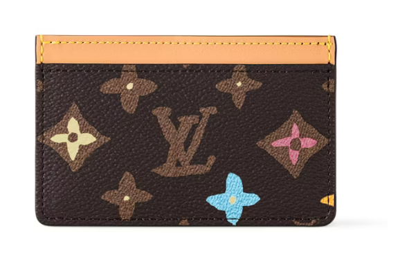 L0vis Vvtt0n by Tyler, the Creator Card Holder Chocolate Craggy Monogram