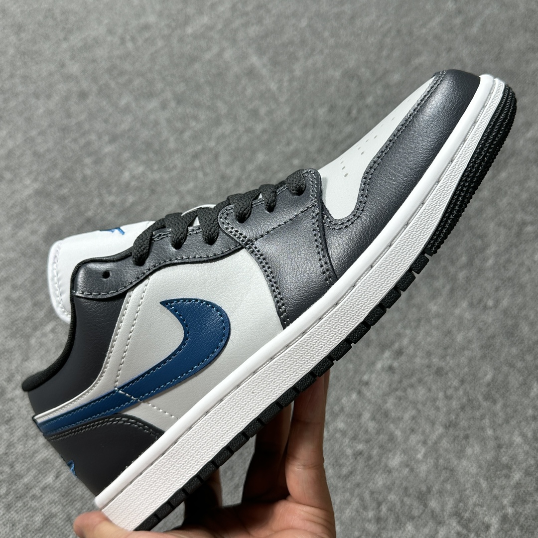 Jordan 1 Low Anthracite Industrial Blue