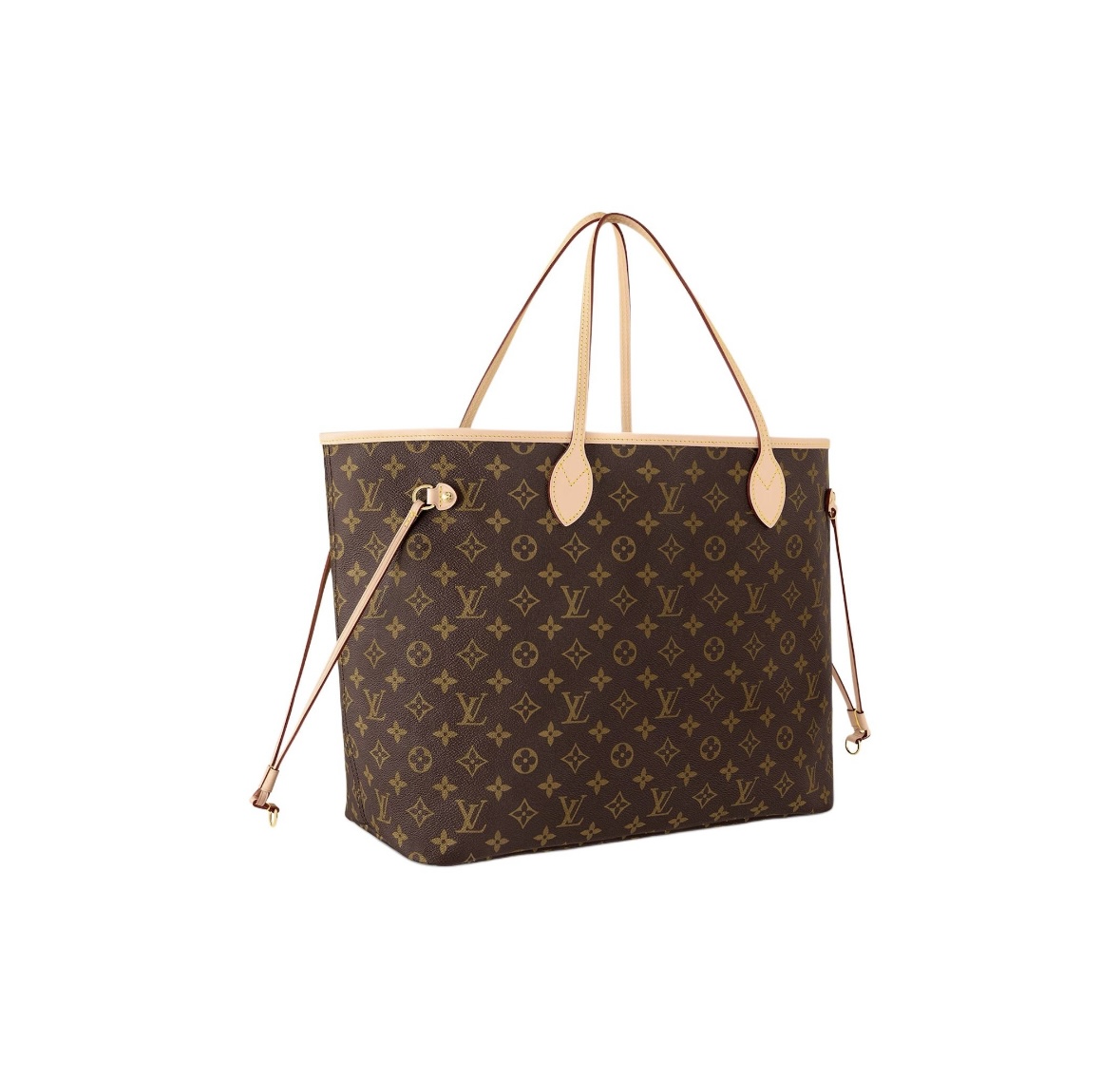 L0vis Vvtt0n Neverfull MM Monogram Beige Lining
