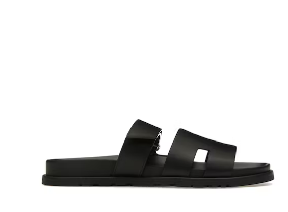 H**me5 Chypre Sandal Noir Calfskin Leather (M)