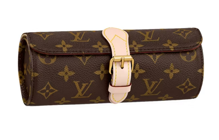 L0vis Vvtt0n 3 Watch Case Monogram Canvas Brown