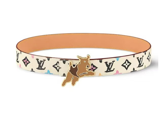 L0vis Vvtt0n by Tyler, the Creator Monogram Craggy 40mm Reversible Belt Vanilla Craggy Monogram