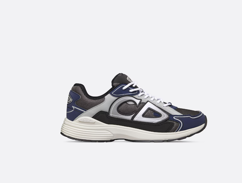 D10r  B30 Sneaker  Anthracite Gray Mesh with Black, Blue and D10r Gray Technical Fabric