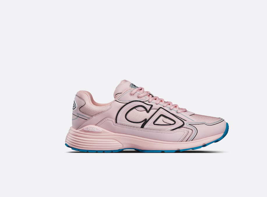 D10r  B30 Sneaker  Pale Pink Mesh and Technical Fabric