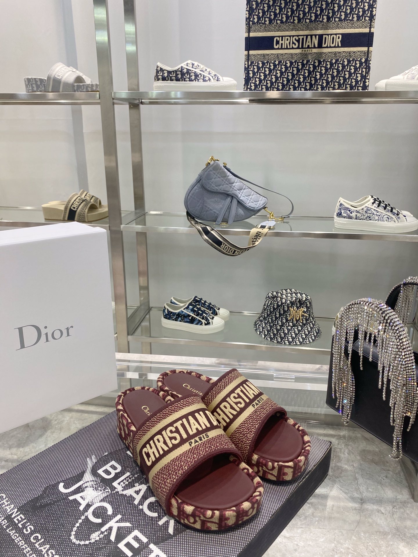 Chr1st1an D10r Oblique D-Way Platform Sandal 37