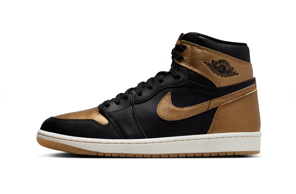 Air Jordan 1 Retro High OG Metallic Gold