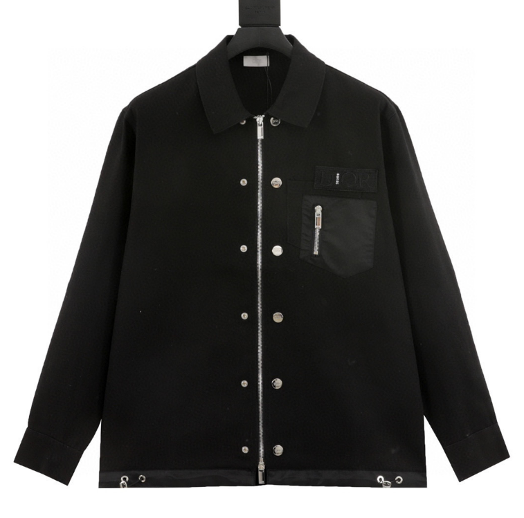 D10r logo embroidered zip-up denim jacket 2024