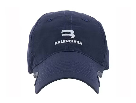 Ba1en*iaga Notch Tracksuit Cap Blue