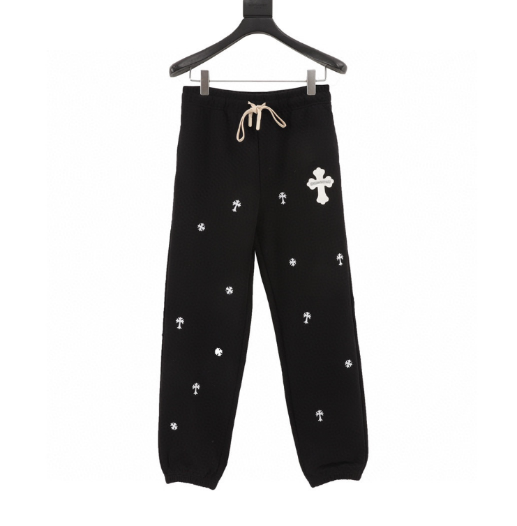 Ch*0me He**ts embroidered cotton trousers 2024