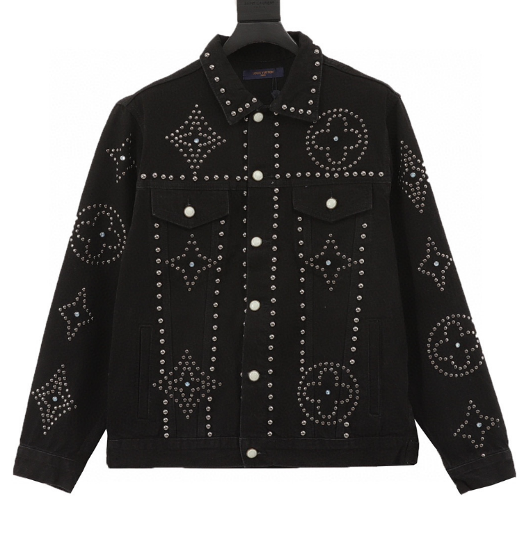 L0vis Vvtt0n Heavy Washed Denim Jacket 2024