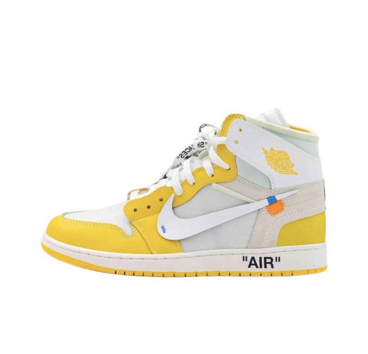 Air Jordan 1 Retro High Off-White Yellow
